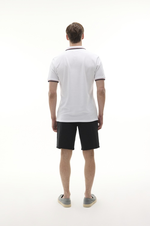  ŞERİTLİ POLO YAKA T-SHIRT