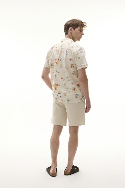  BELİ BAĞLAMALI STRAIGHT FIT CHINO ŞORT