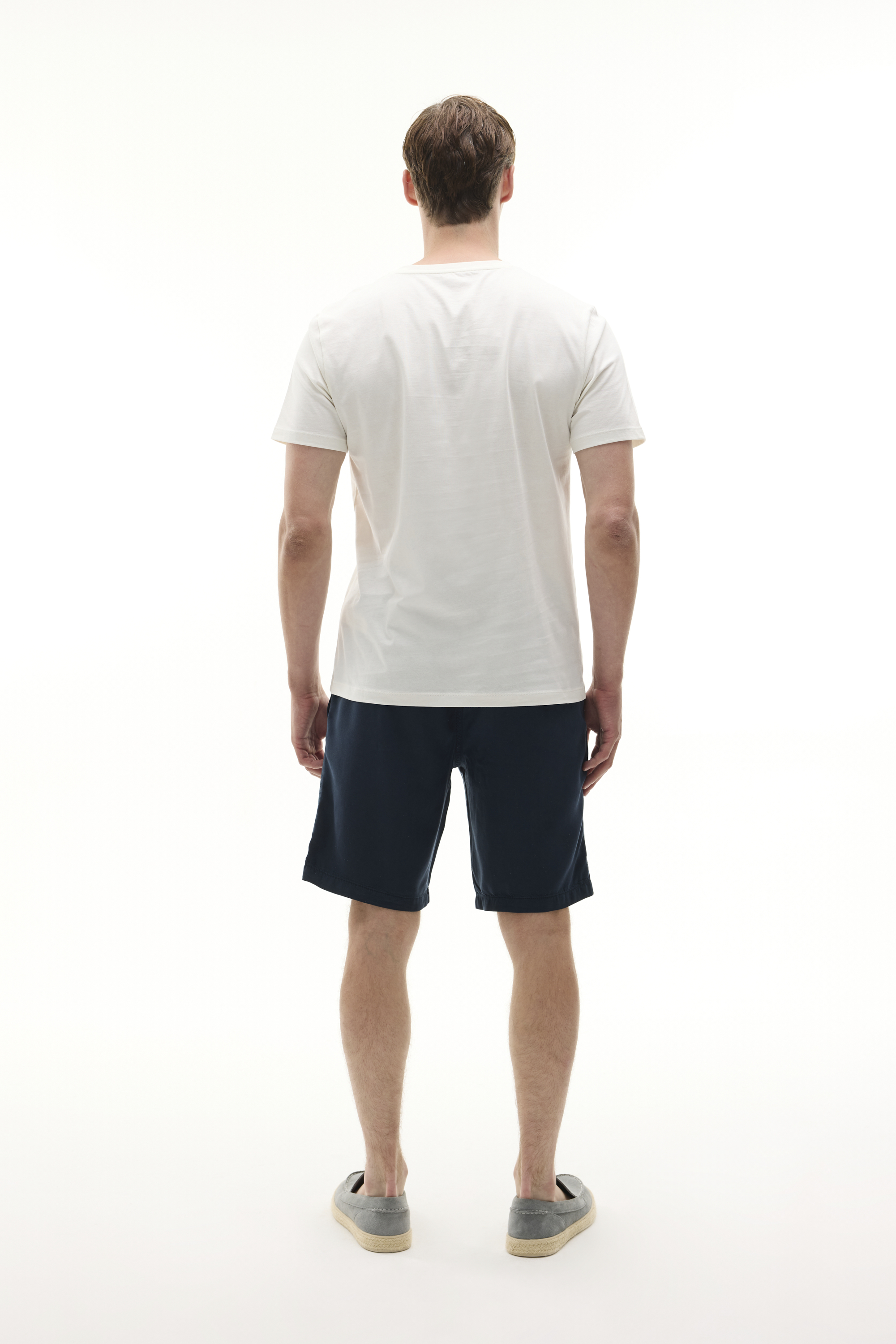 BASKILI BİSİKLET YAKA T-SHIRT