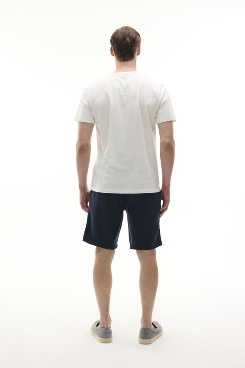  BASKILI BİSİKLET YAKA T-SHIRT