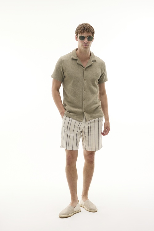  REGULAR FIT KISA KOLLU TRİKO GÖMLEK