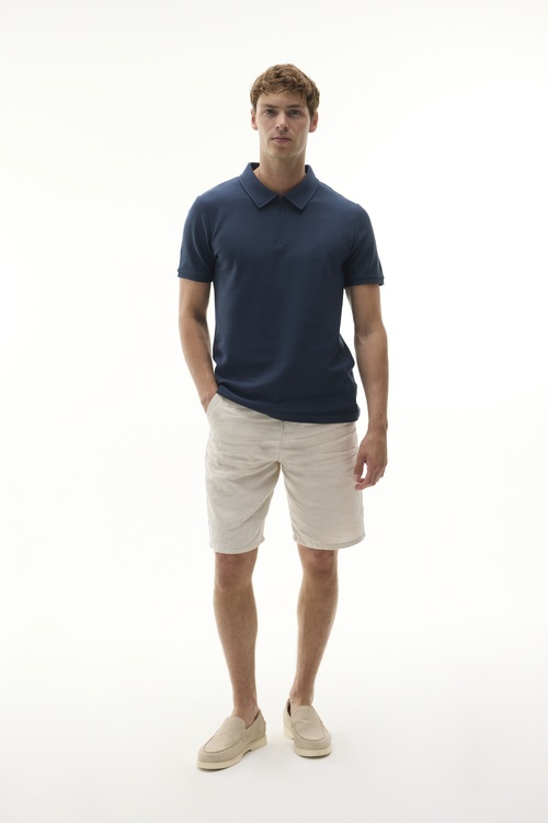  FERMUARLI POLO YAKA T-SHIRT