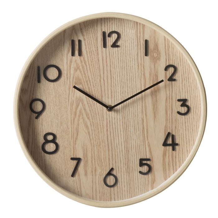 WOODY DUVAR SAATİ 38CM