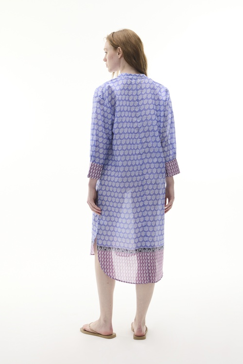  ETNİK BASKILI MİNİ ELBİSE