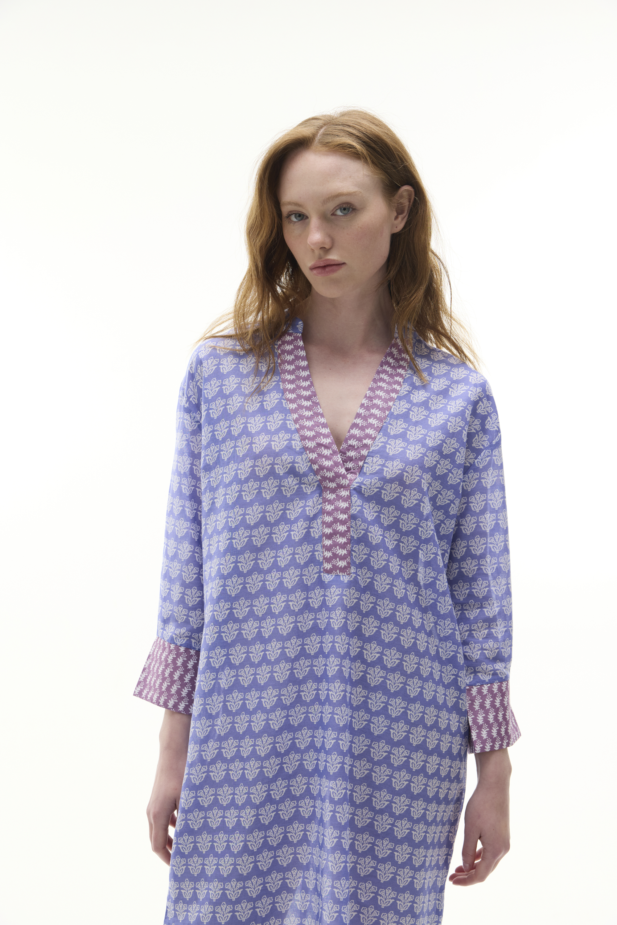 ETNİK BASKILI MİNİ ELBİSE