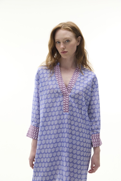  ETNİK BASKILI MİNİ ELBİSE