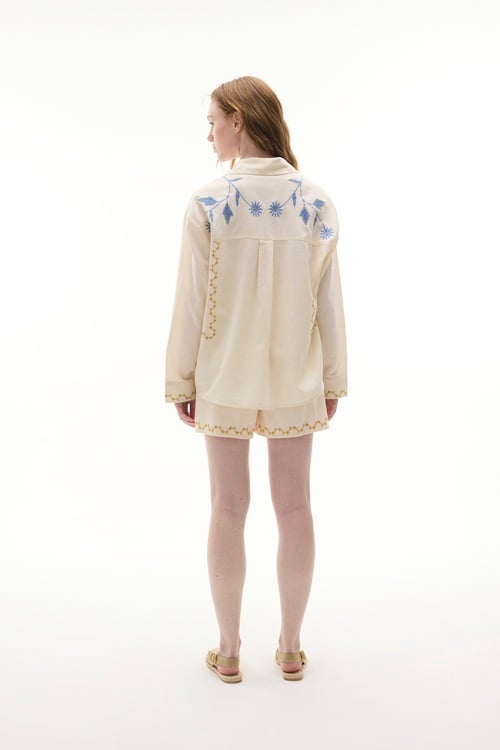  ETNİK NAKIŞLI RELAX FIT ŞORT