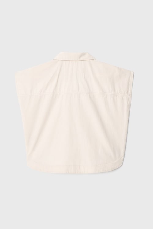 OVERSIZE KOLSUZ CEPLİ GÖMLEK