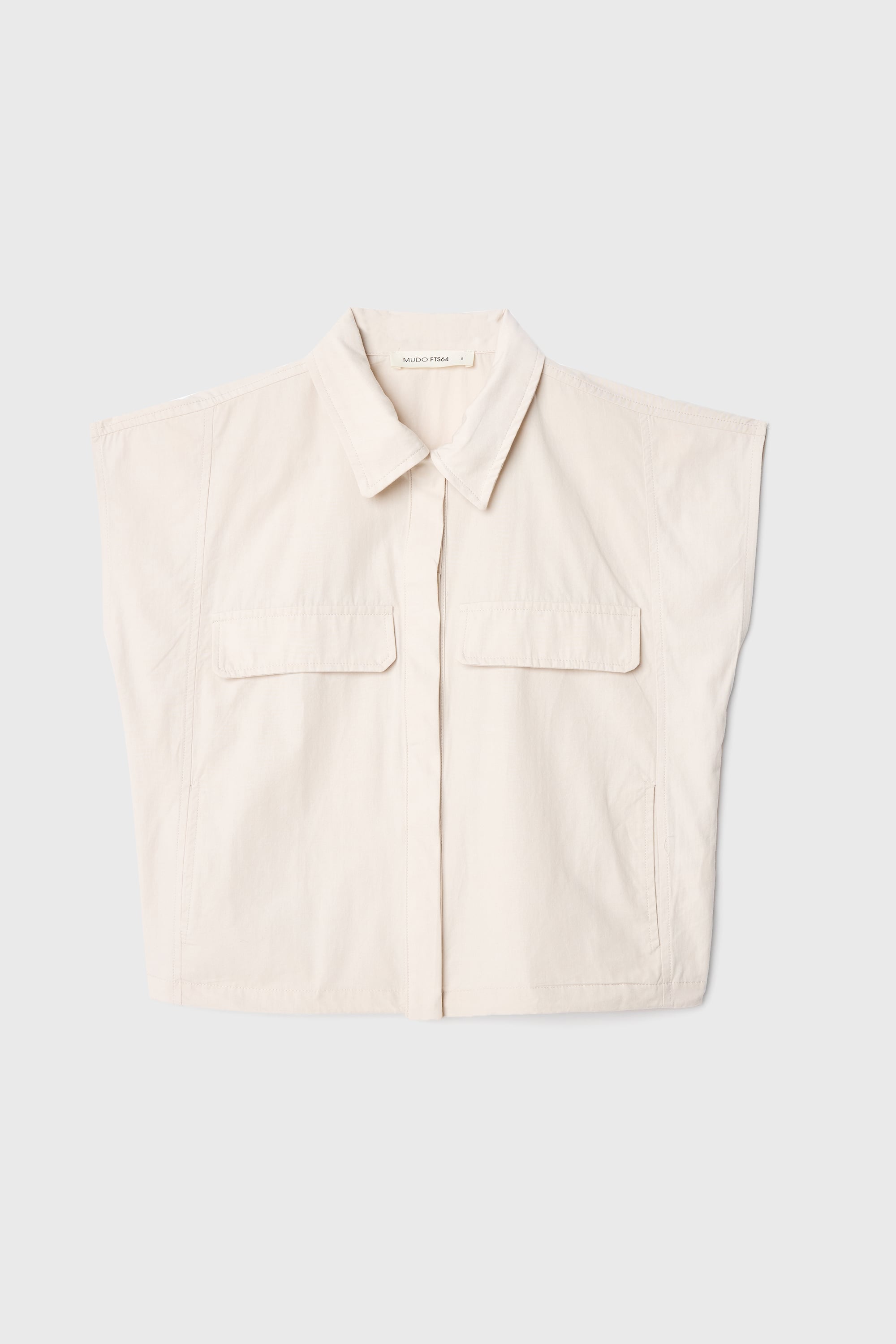 OVERSIZE KOLSUZ CEPLİ GÖMLEK