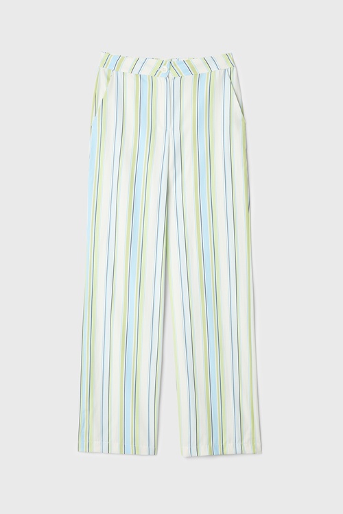  ÇİZGİLİ STRAIGHT FIT PANTOLON