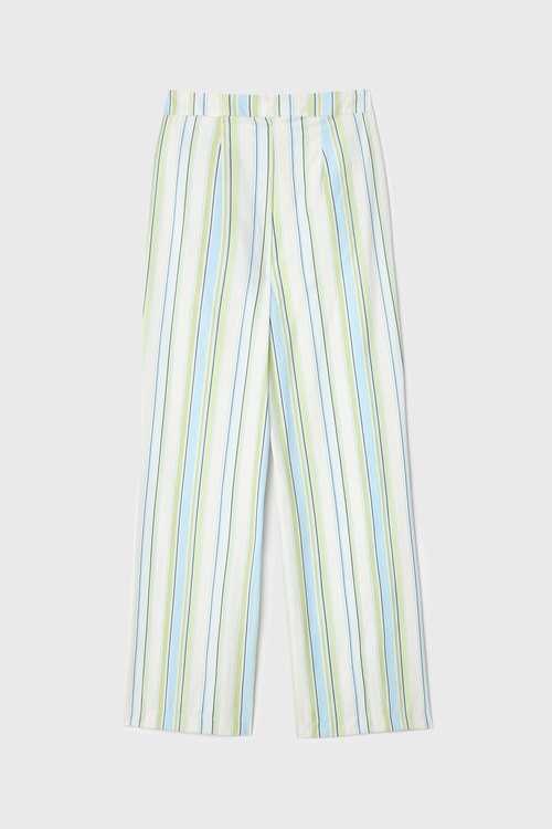  ÇİZGİLİ STRAIGHT FIT PANTOLON