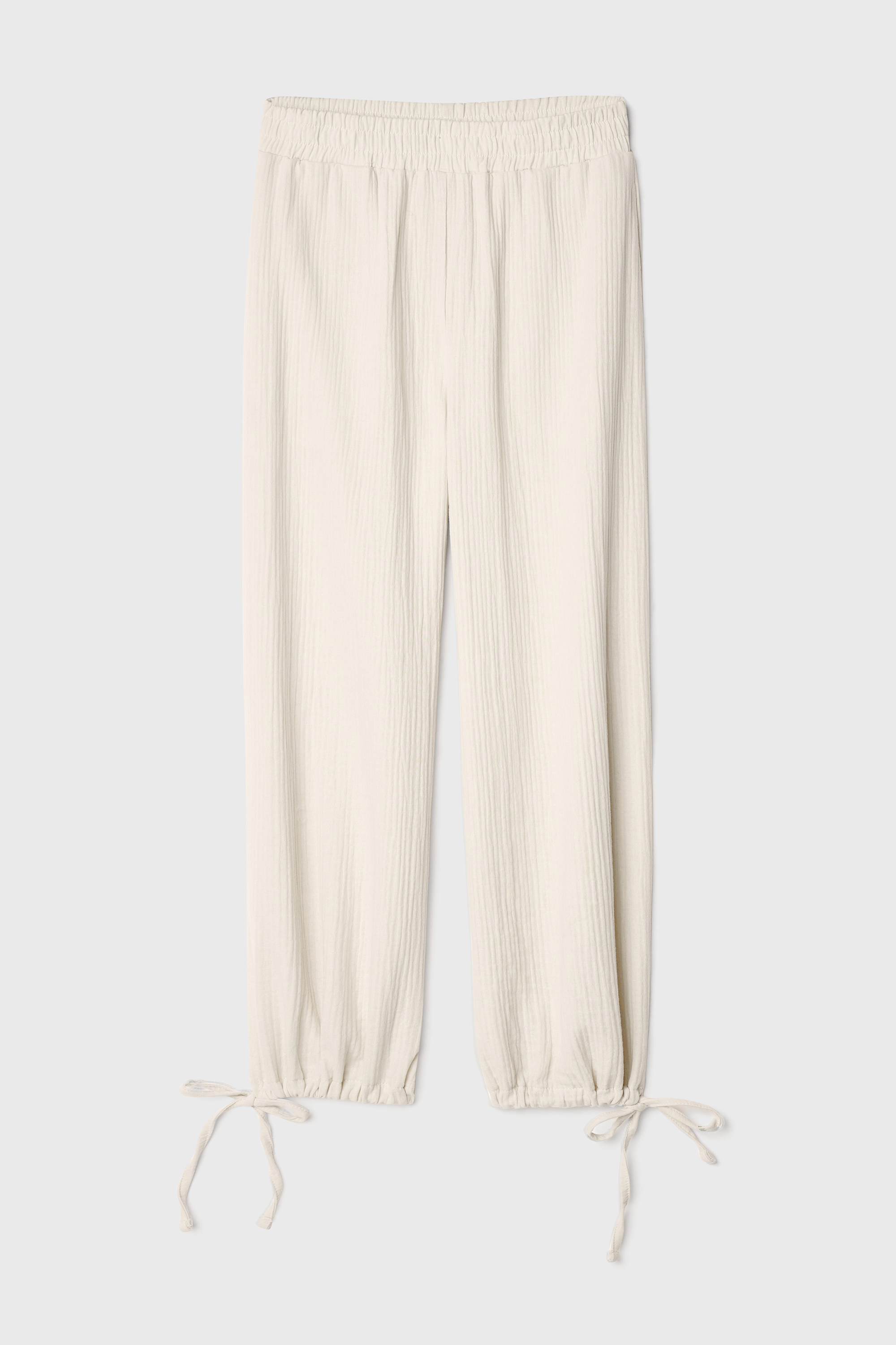 HAVUÇ KESİM BELİ LASTİKLİ PANTOLON