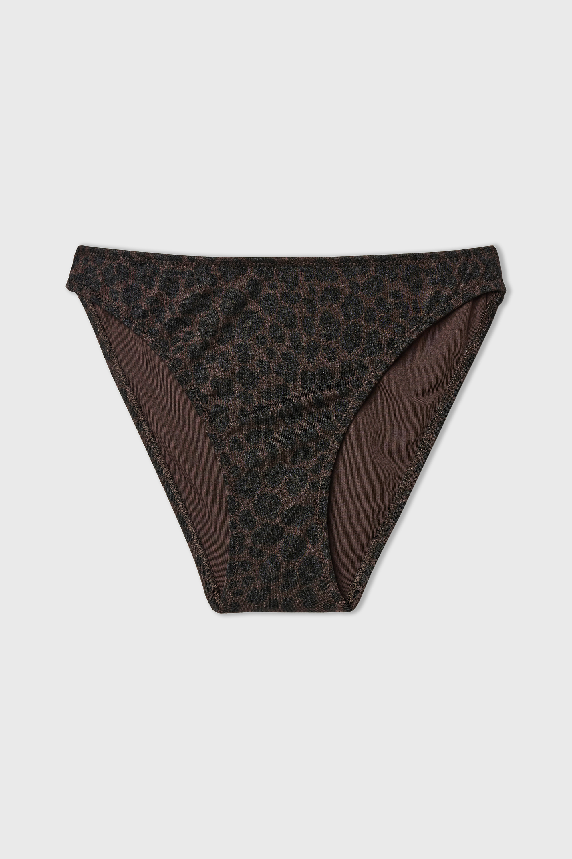 LEOPAR DESENLİ NORMAL BEL BİKİNİ ALTI