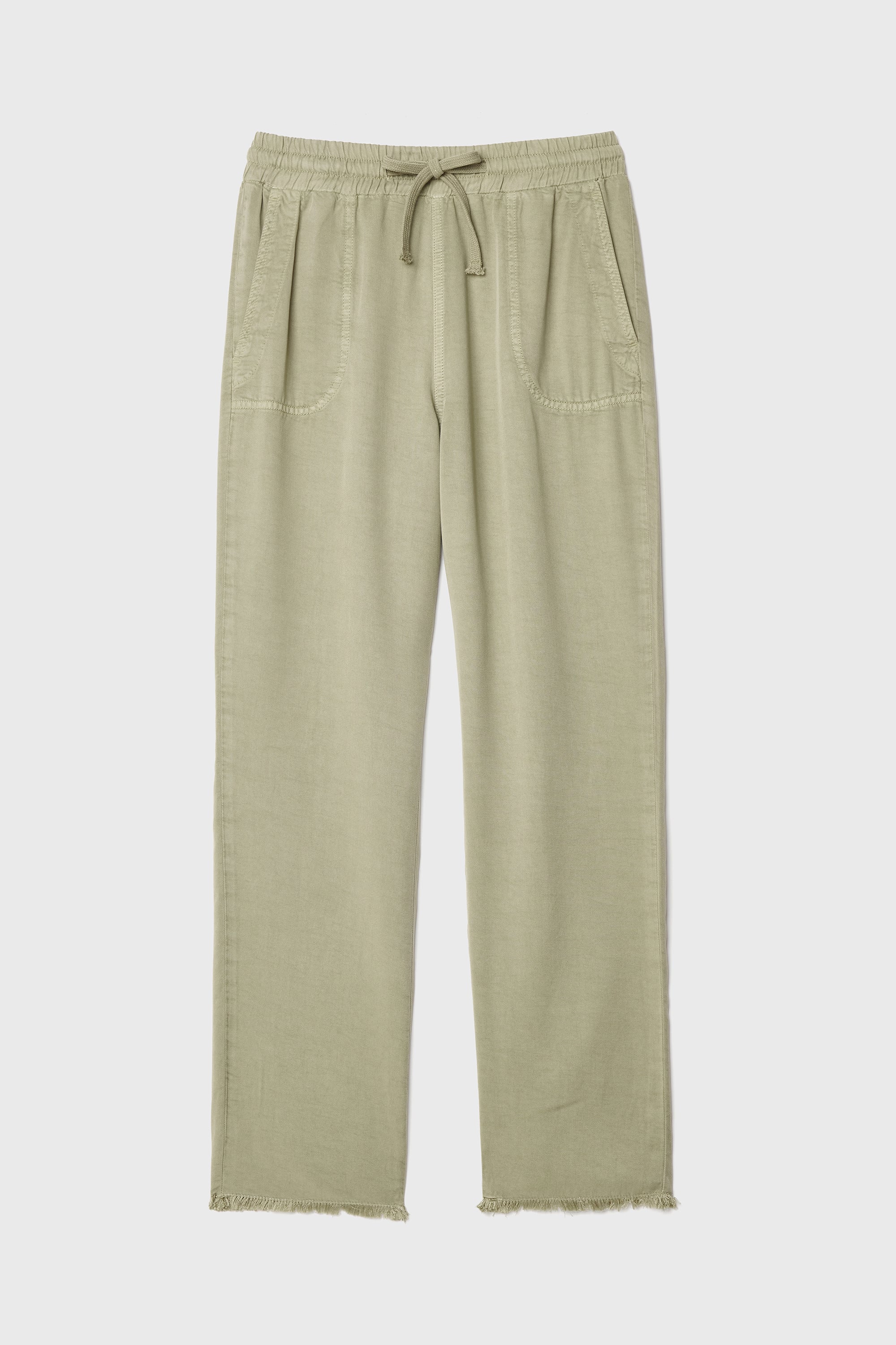 BELİ BAĞLAMALI HAVUÇ KESİM LİYOSEL PANTOLON