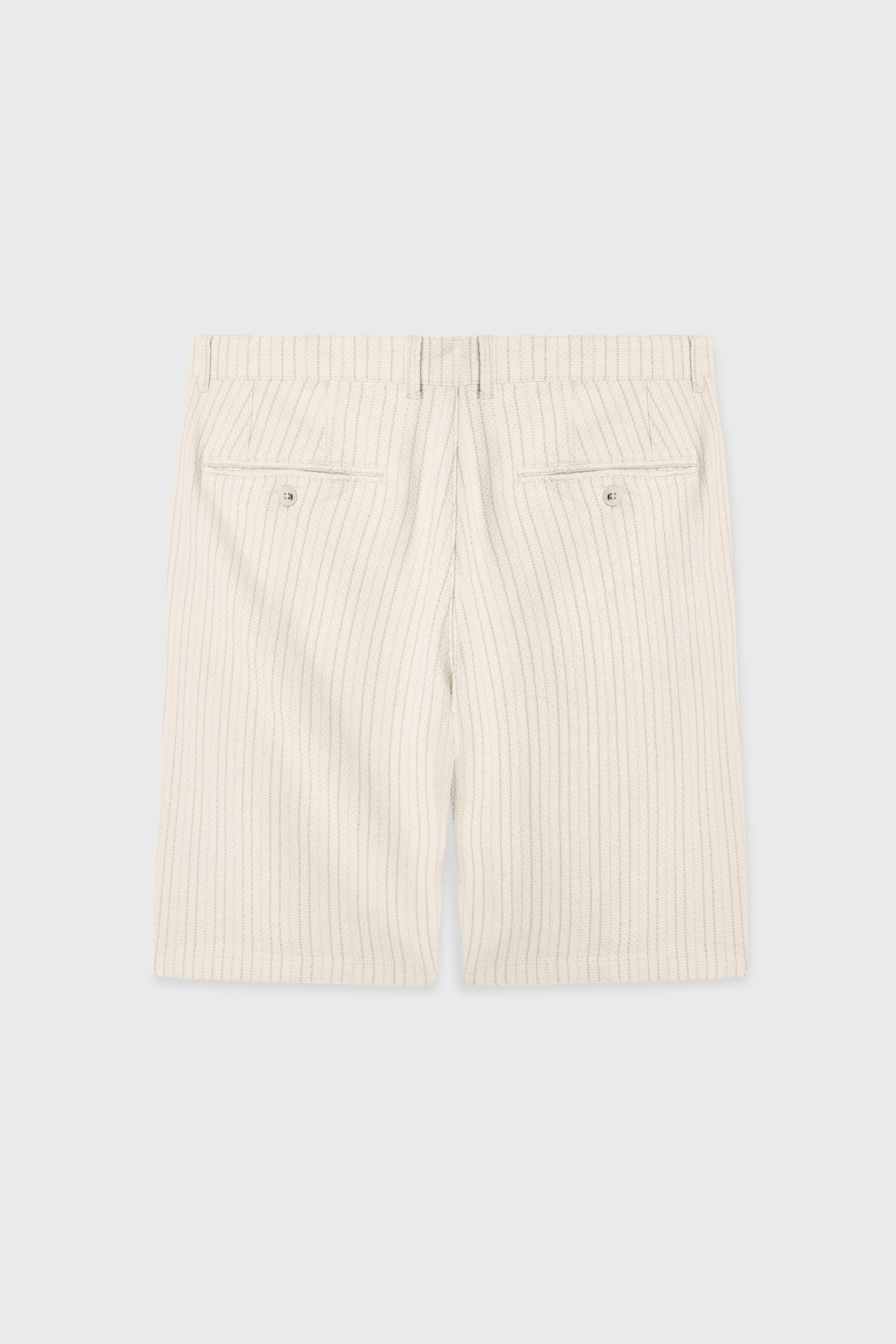 STRAIGHT FIT ÇİZGİLİ CHINO ŞORT