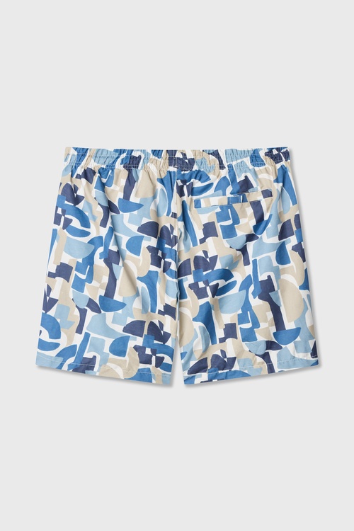  BASKILI BAĞLAMALI DENİZ ŞORTU