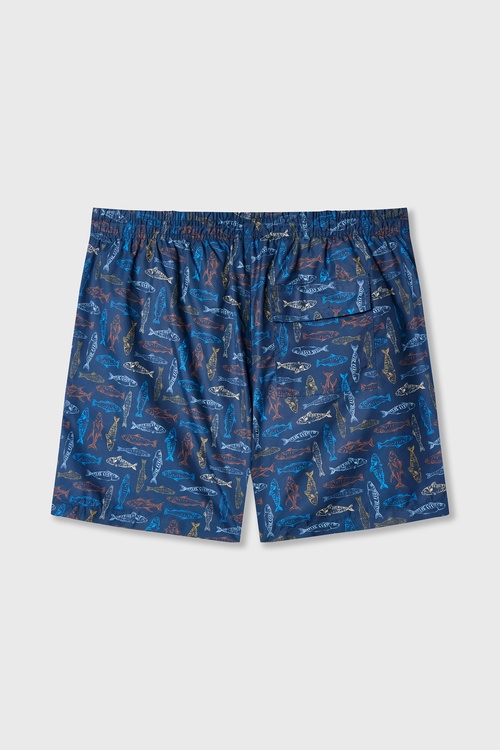  BASKILI BAĞLAMALI DENİZ ŞORTU