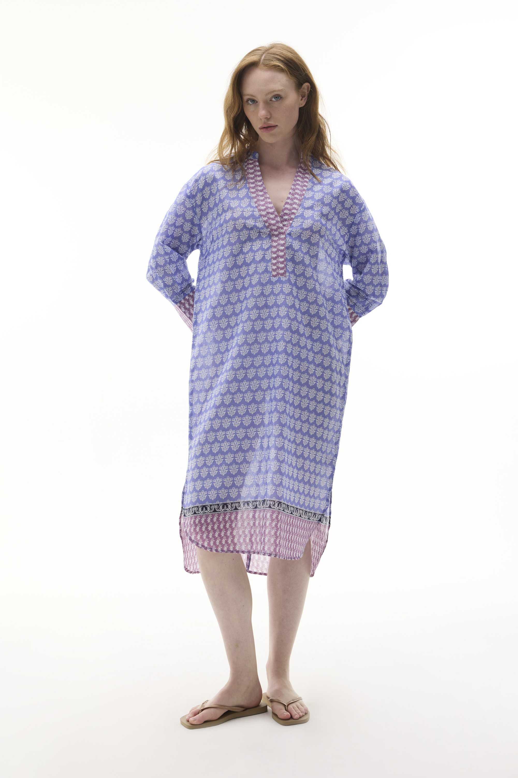 ETNİK BASKILI MİNİ ELBİSE