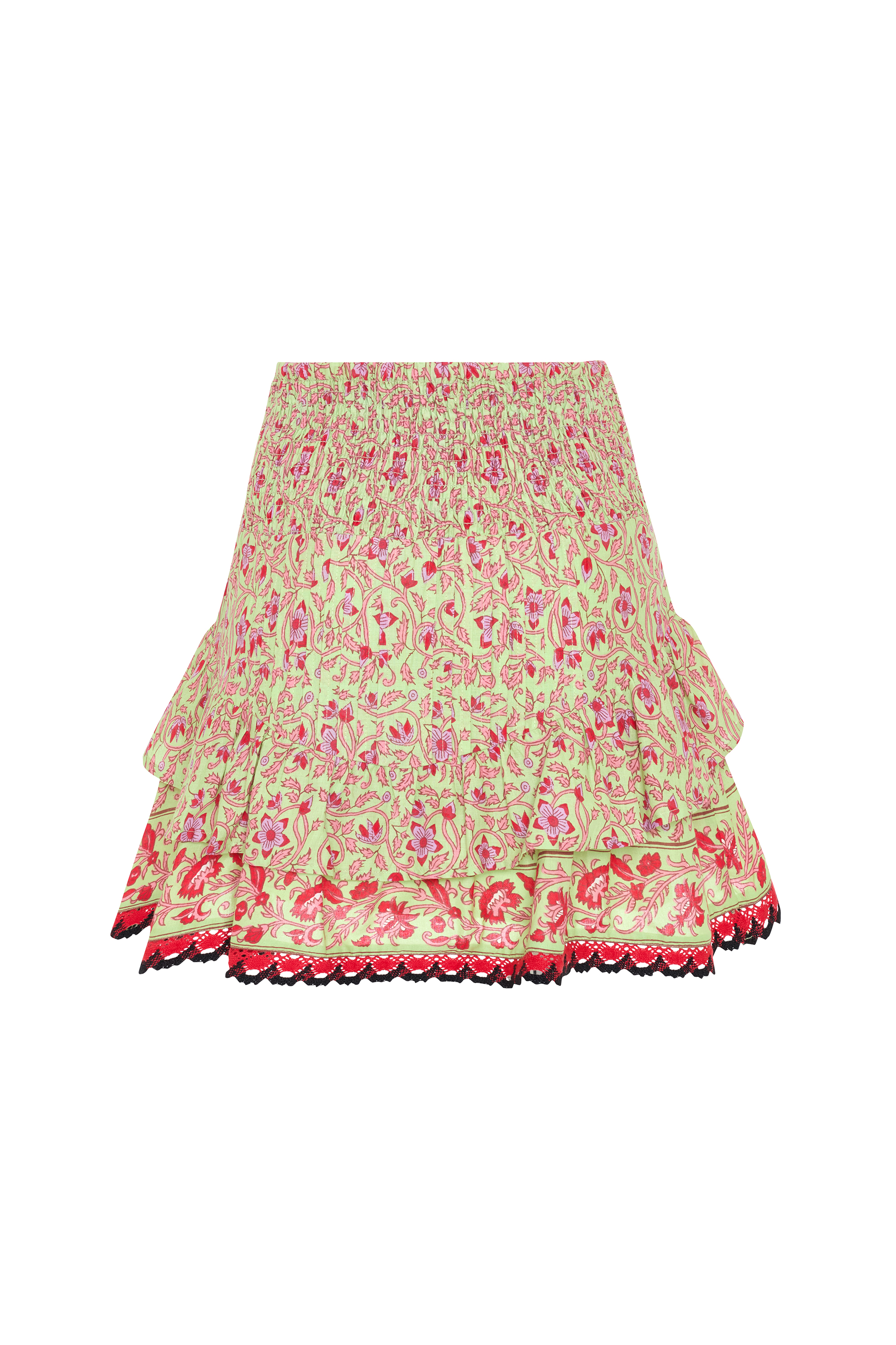 ETNİK BASKILI KLOŞ MİNİ ETEK