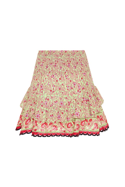 ETNİK BASKILI KLOŞ MİNİ ETEK