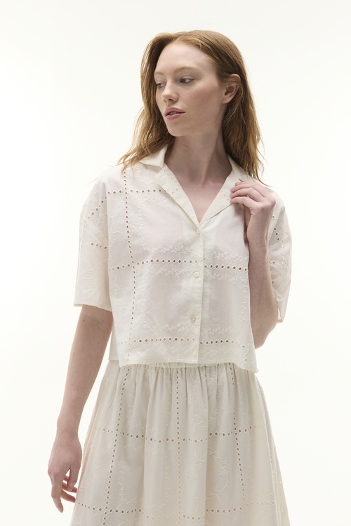  BELİ LASTİKLİ NAKIŞLI KLOŞ MİDİ ETEK