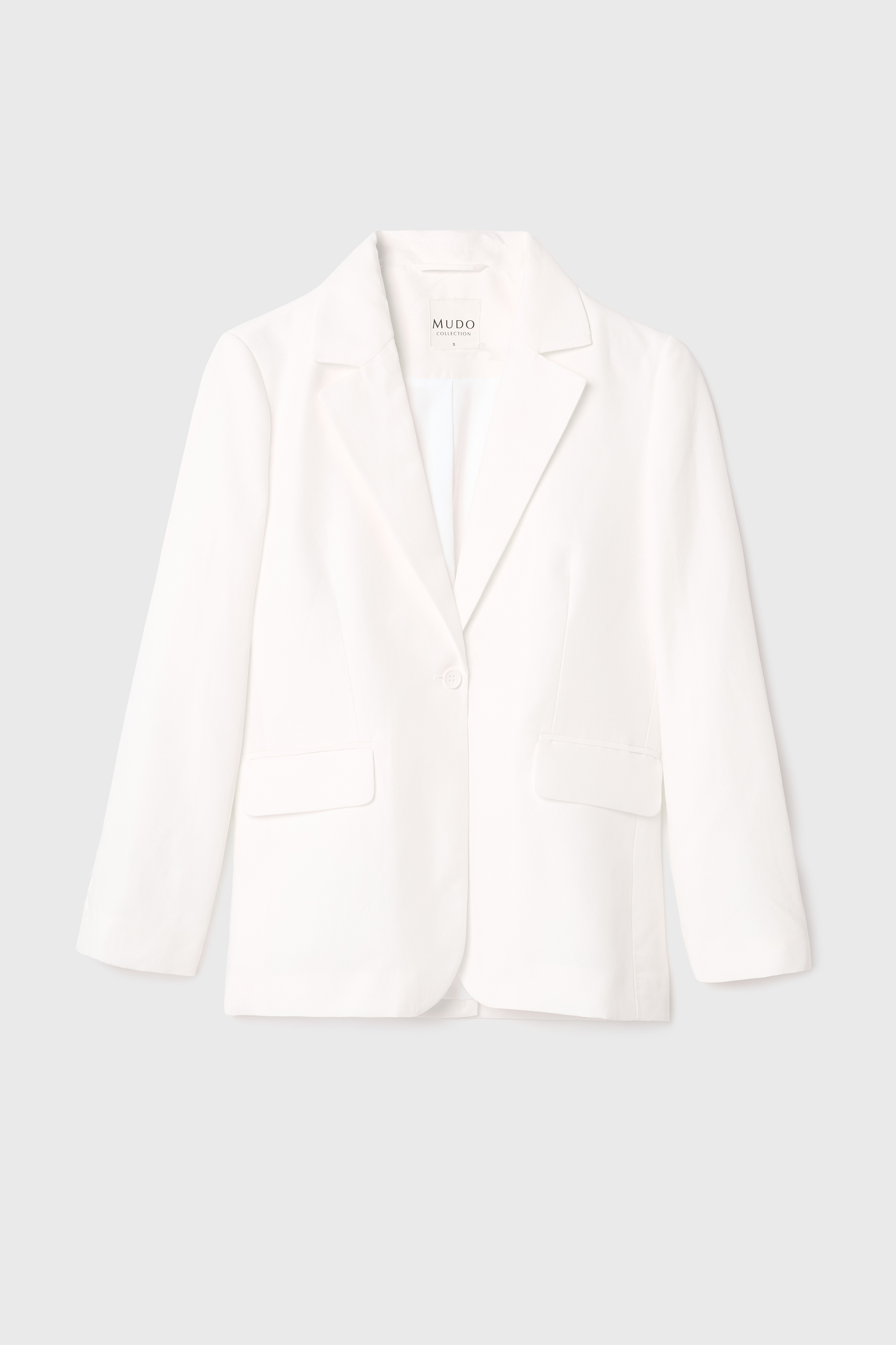 OVERSIZE KETEN KARIŞIMLI BLAZER CEKET