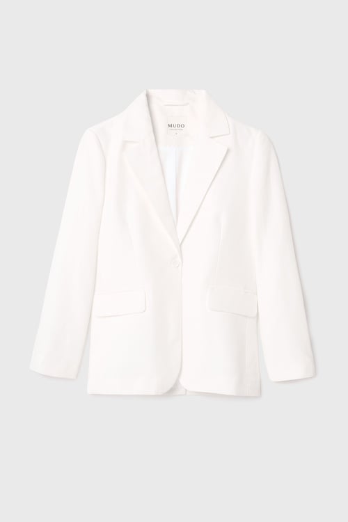  OVERSIZE KETEN KARIŞIMLI BLAZER CEKET