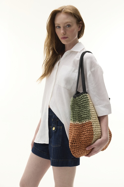  3/4 KOL KETEN GÖMLEK