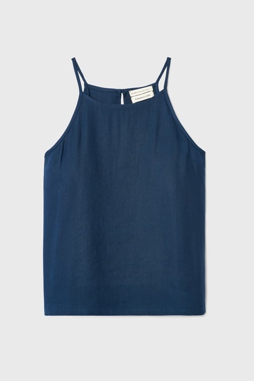  KOLSUZ ASKILI KETEN KARIŞIMLI BLUZ