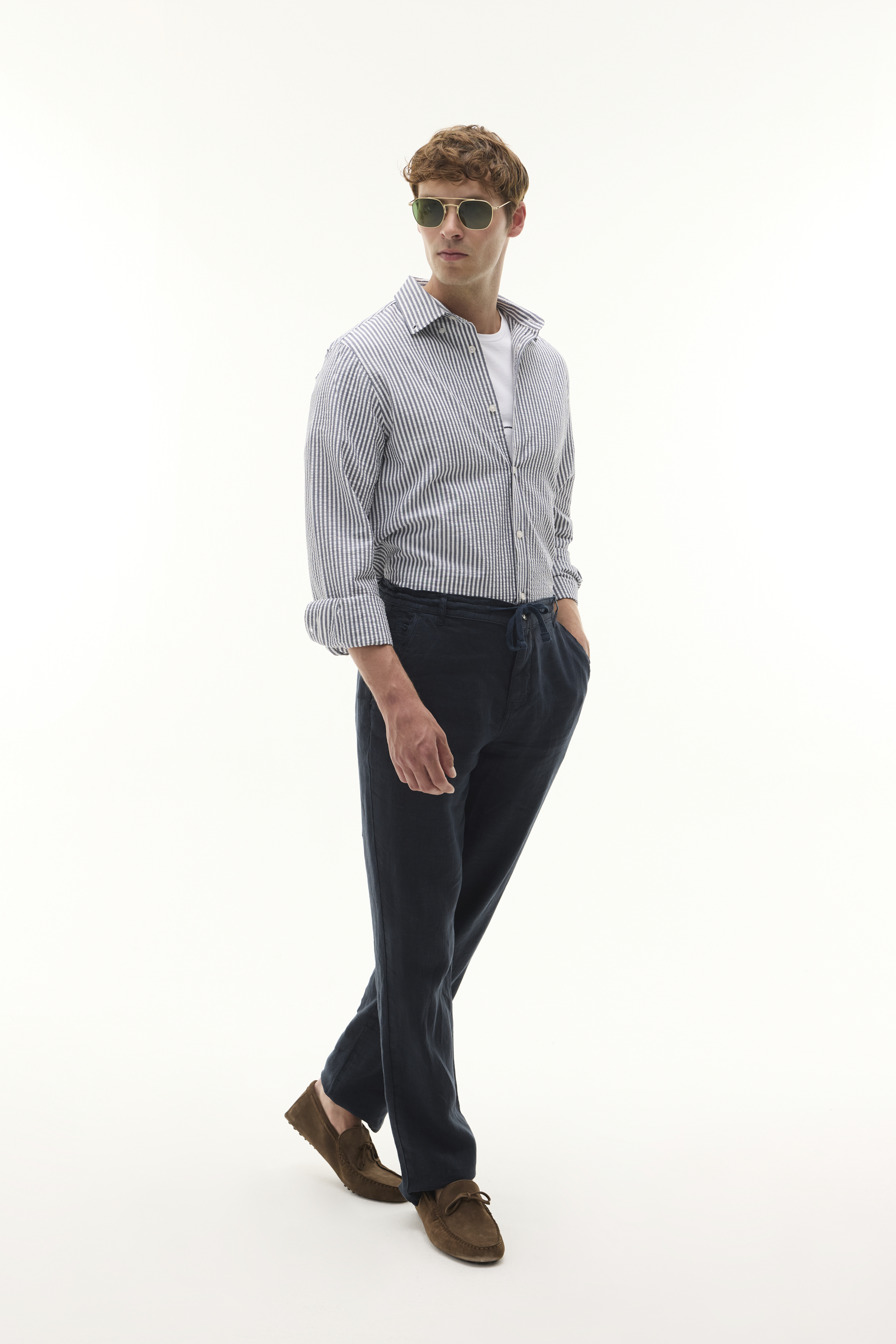 ÇİZGİLİ REGULAR FIT UZUN KOLLU GÖMLEK