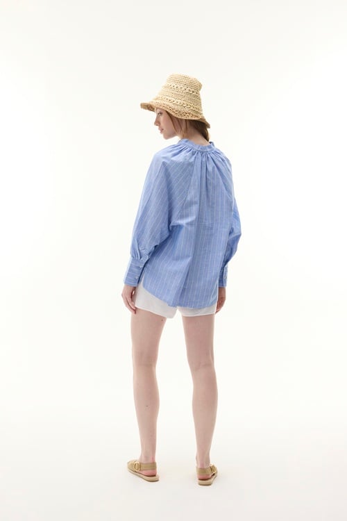  RELAX FIT BELİ LASTİKLİ KETEN ŞORT