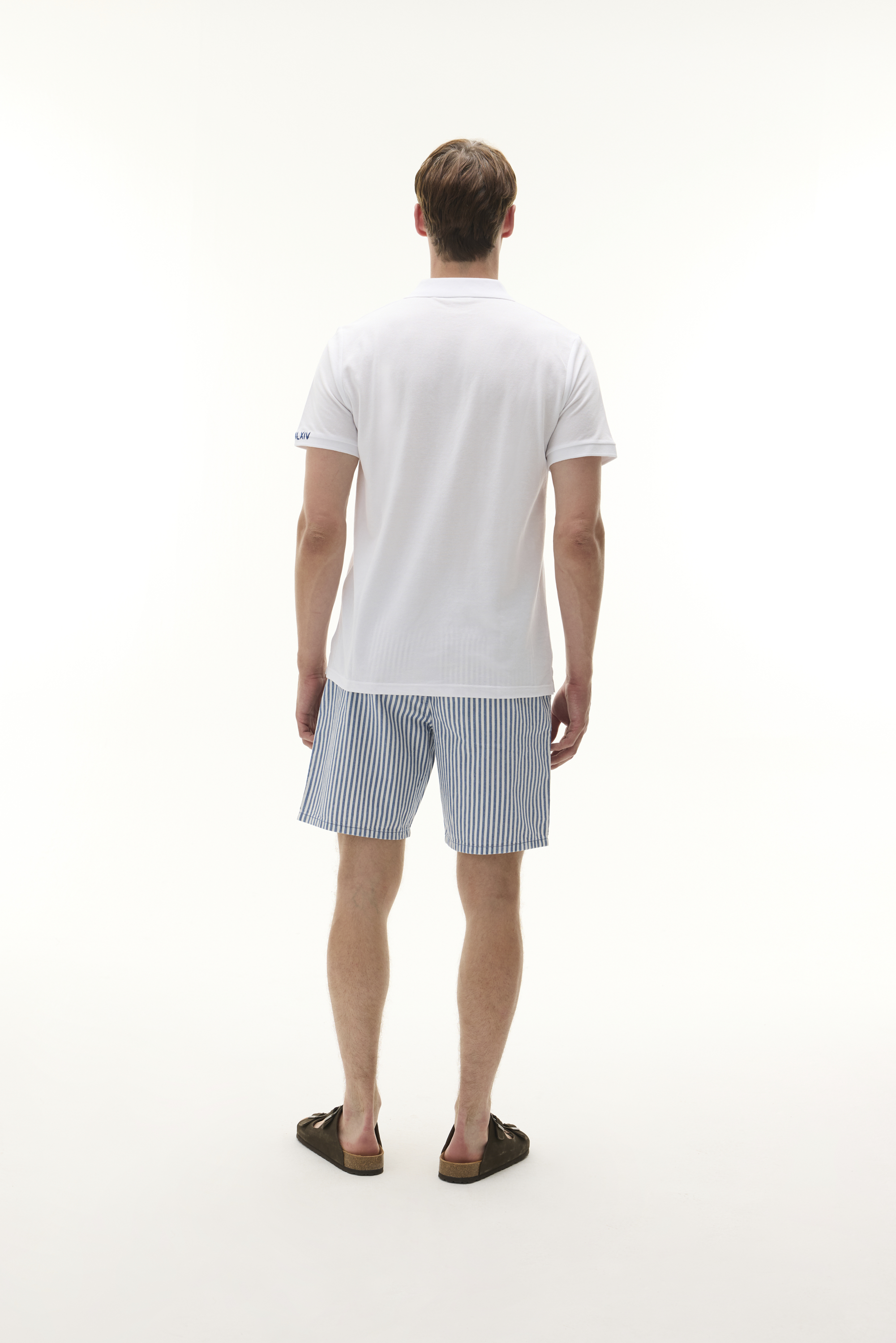 NAKIŞLI POLO YAKA T-SHIRT