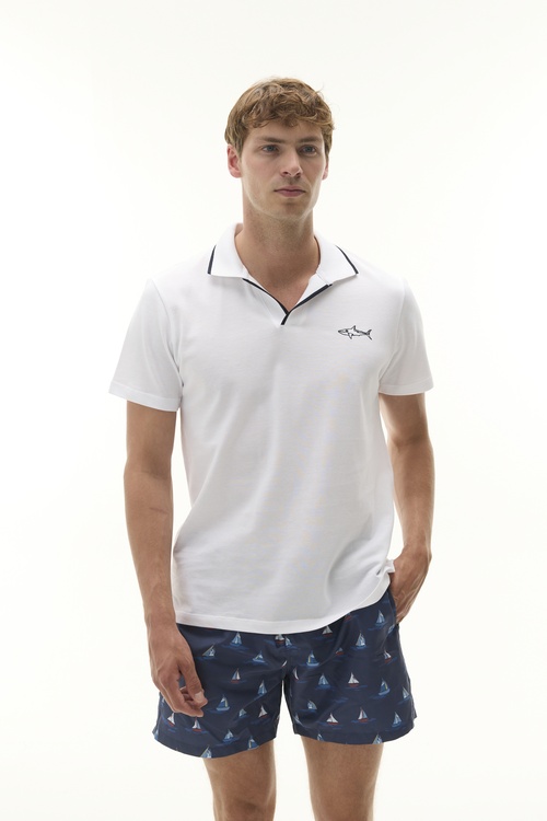  NAKIŞLI POLO YAKA T-SHIRT