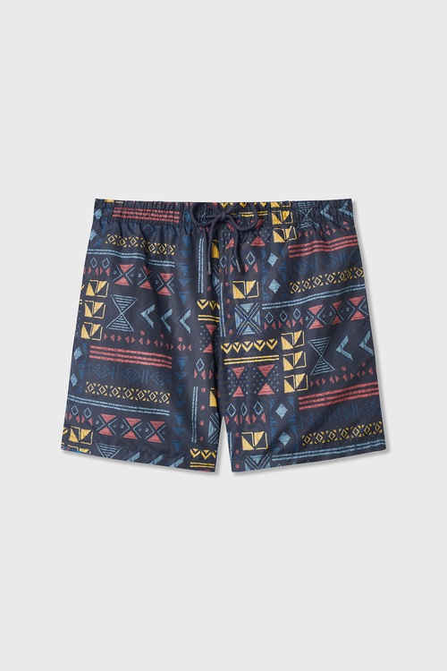  BASKILI İPLİ DENİZ ŞORTU