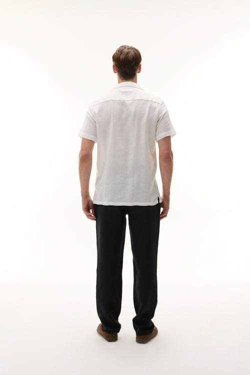 DOKULU RESORT YAKA KISA KOLLU GÖMLEK