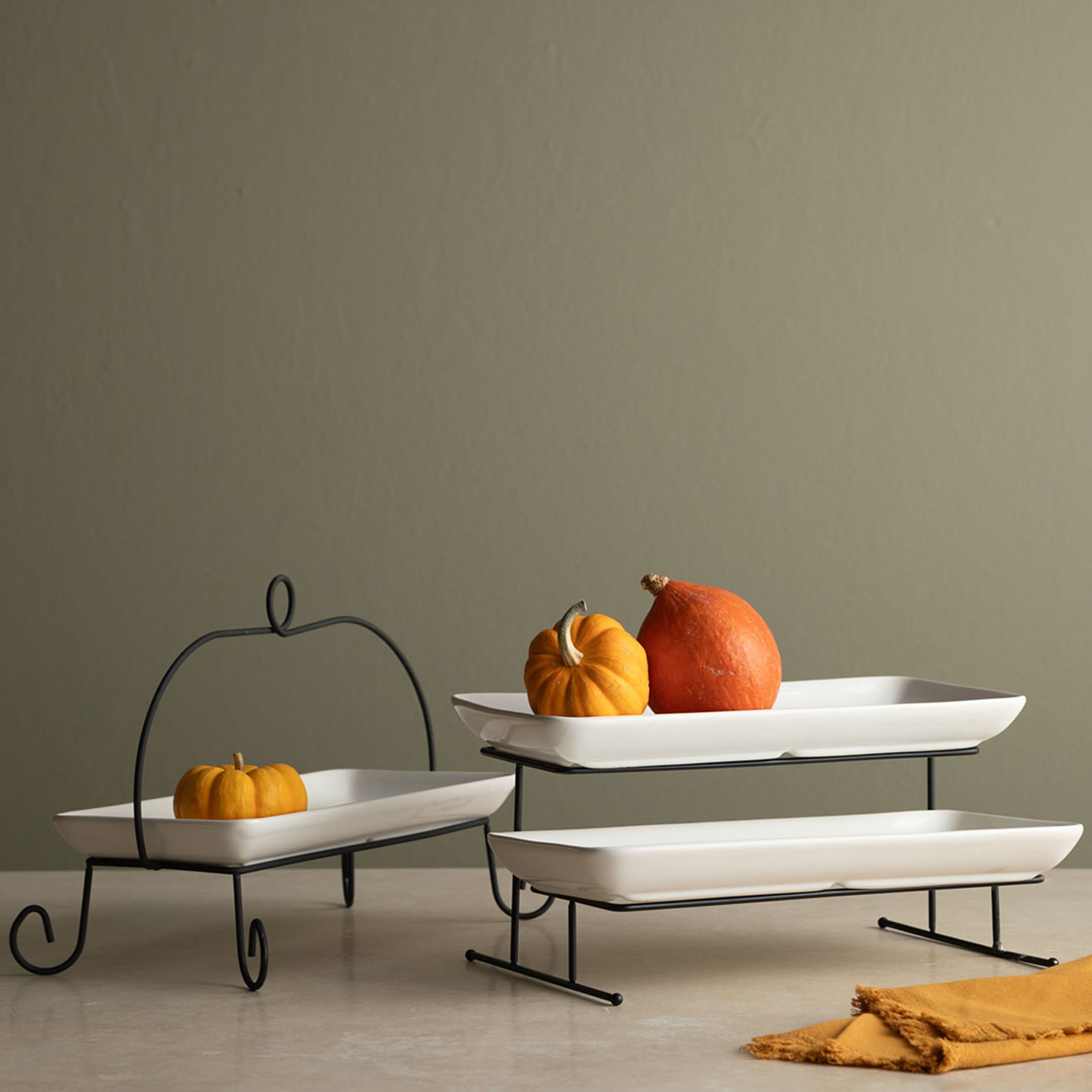 GURME STANDLI DİKDÖRTGEN SUNUM