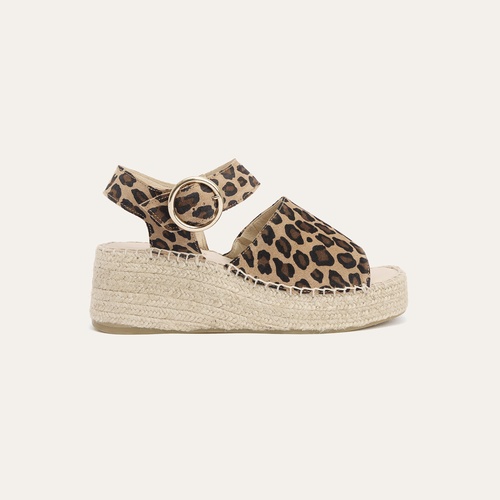  DESENLİ DOLGU TOPUK HAKİKİ DERİ SANDALET