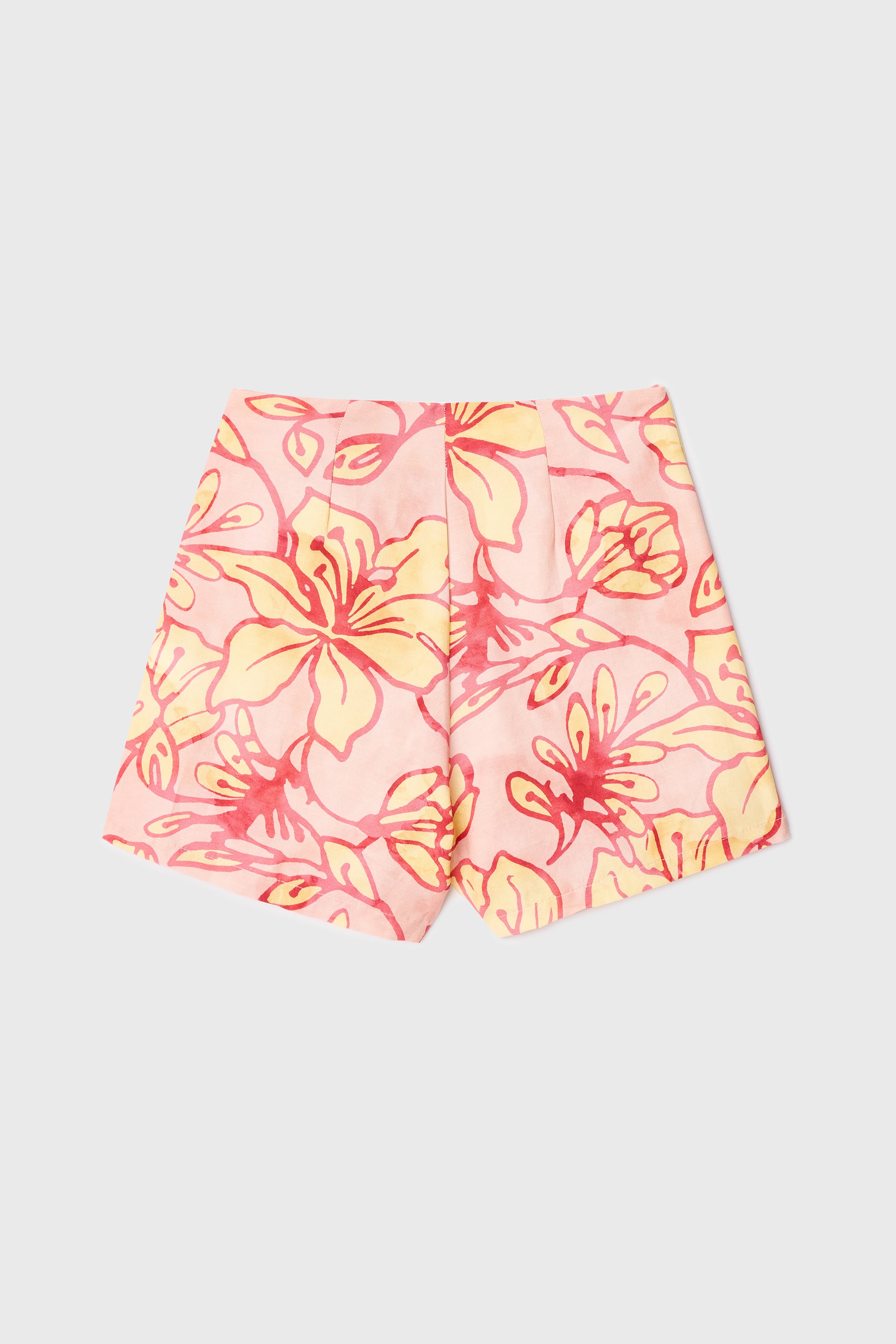 FLORAL BASKILI MİNİ ŞORT ETEK