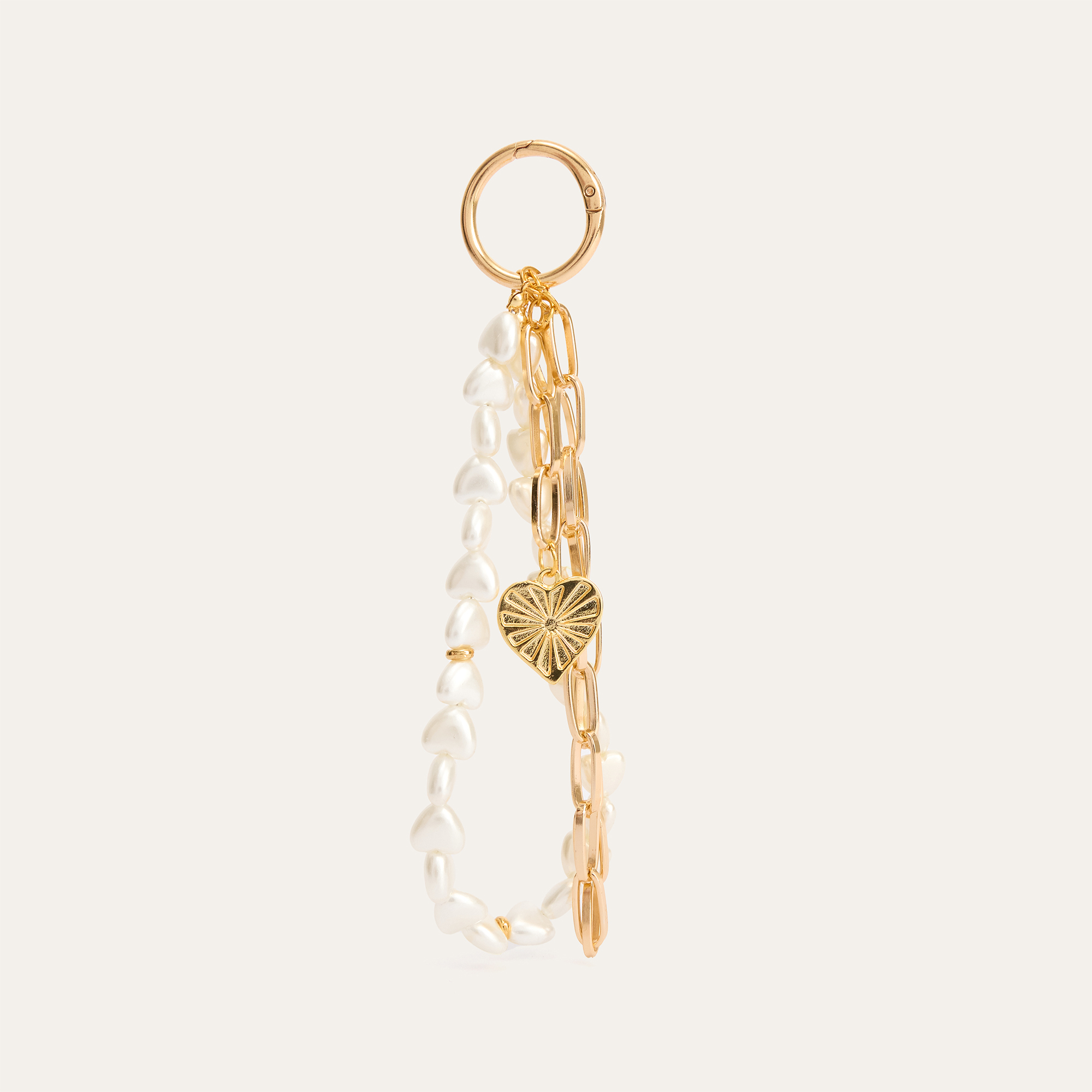 İNCİLİ ZİNCİR ÇANTA CHARMI