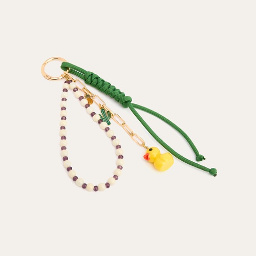  BONCUKLU İPLİ ÇANTA CHARMI