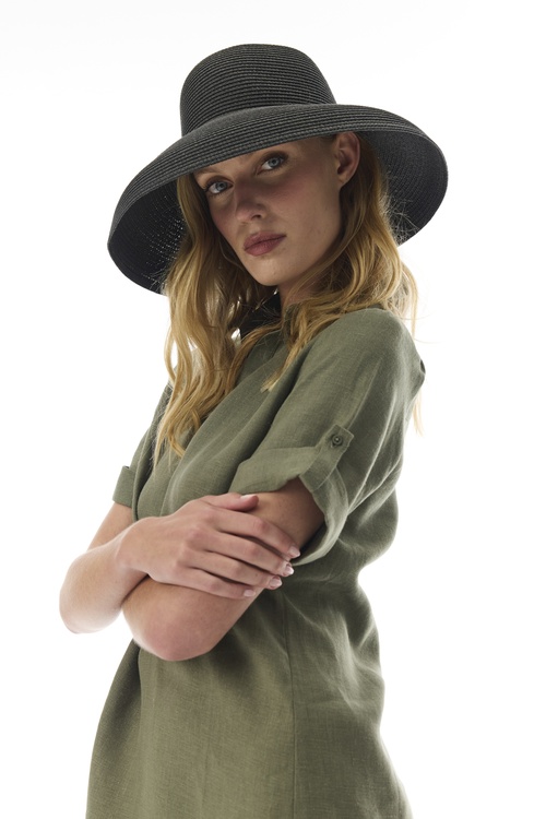  A FORM GÖMLEK YAKA MİNİ ELBİSE