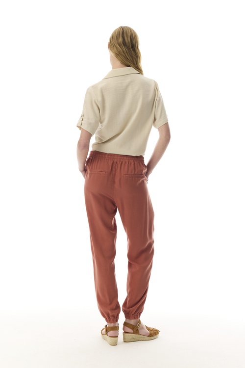  BELİ LASTİKLİ LİYOSEL JOGGER PANTOLON