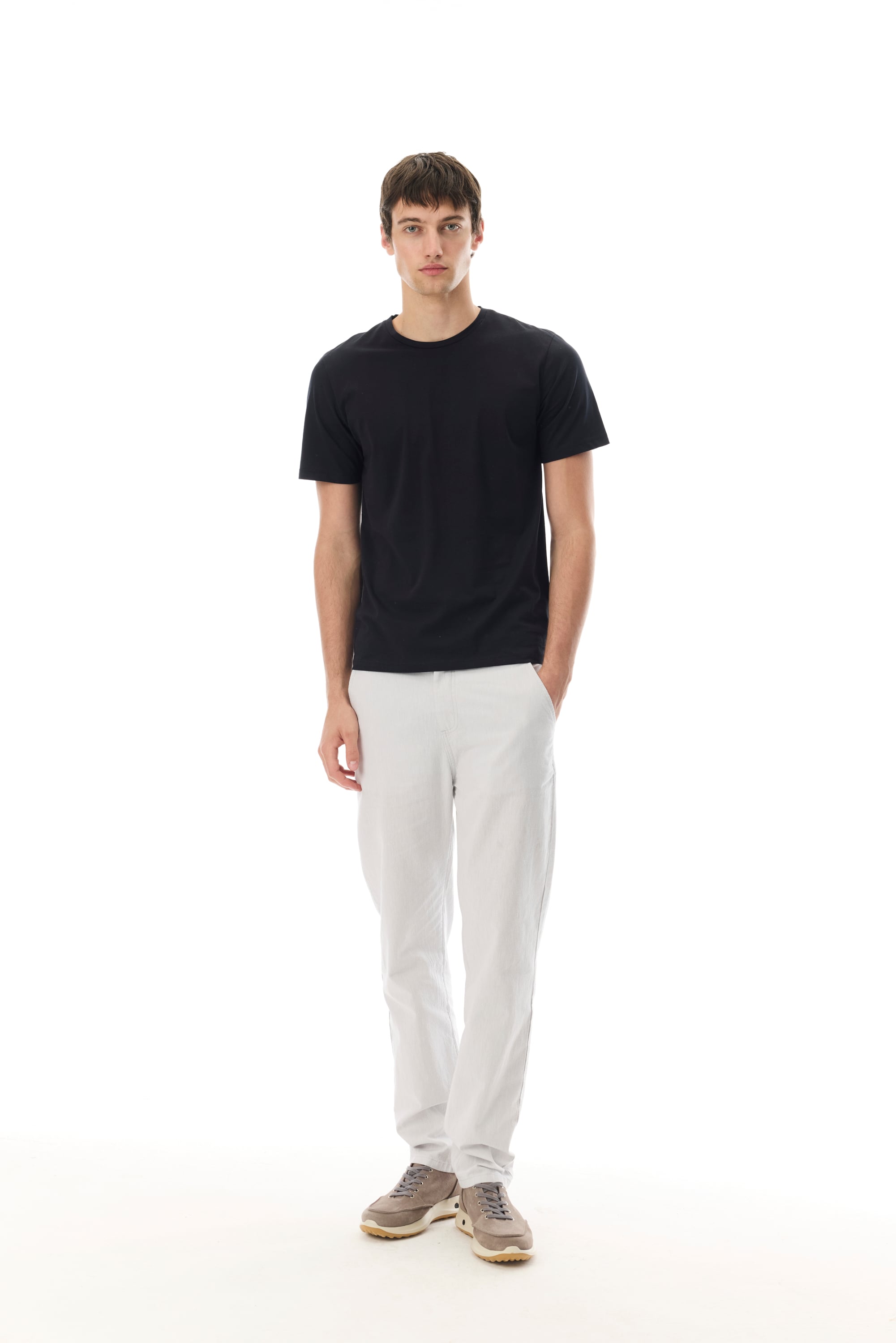 REGULAR FIT BİSİKLET YAKA T-SHIRT