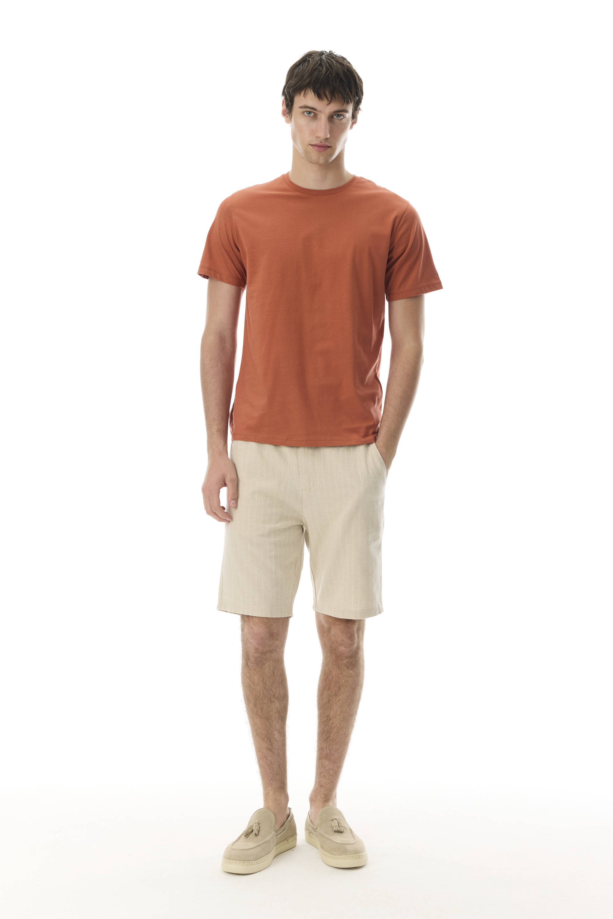 REGULAR FIT BİSİKLET YAKA T-SHIRT