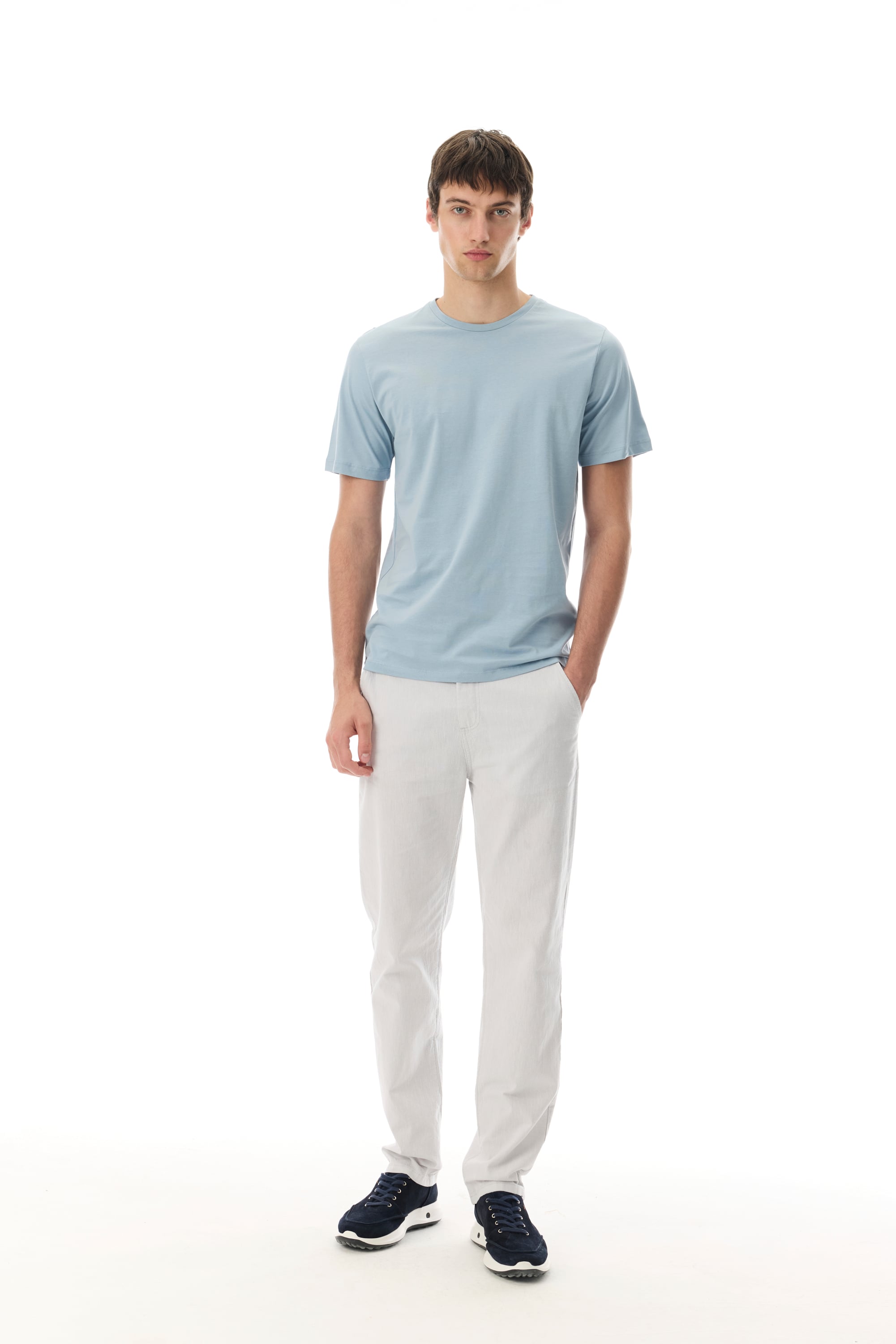 REGULAR FIT BİSİKLET YAKA T-SHIRT