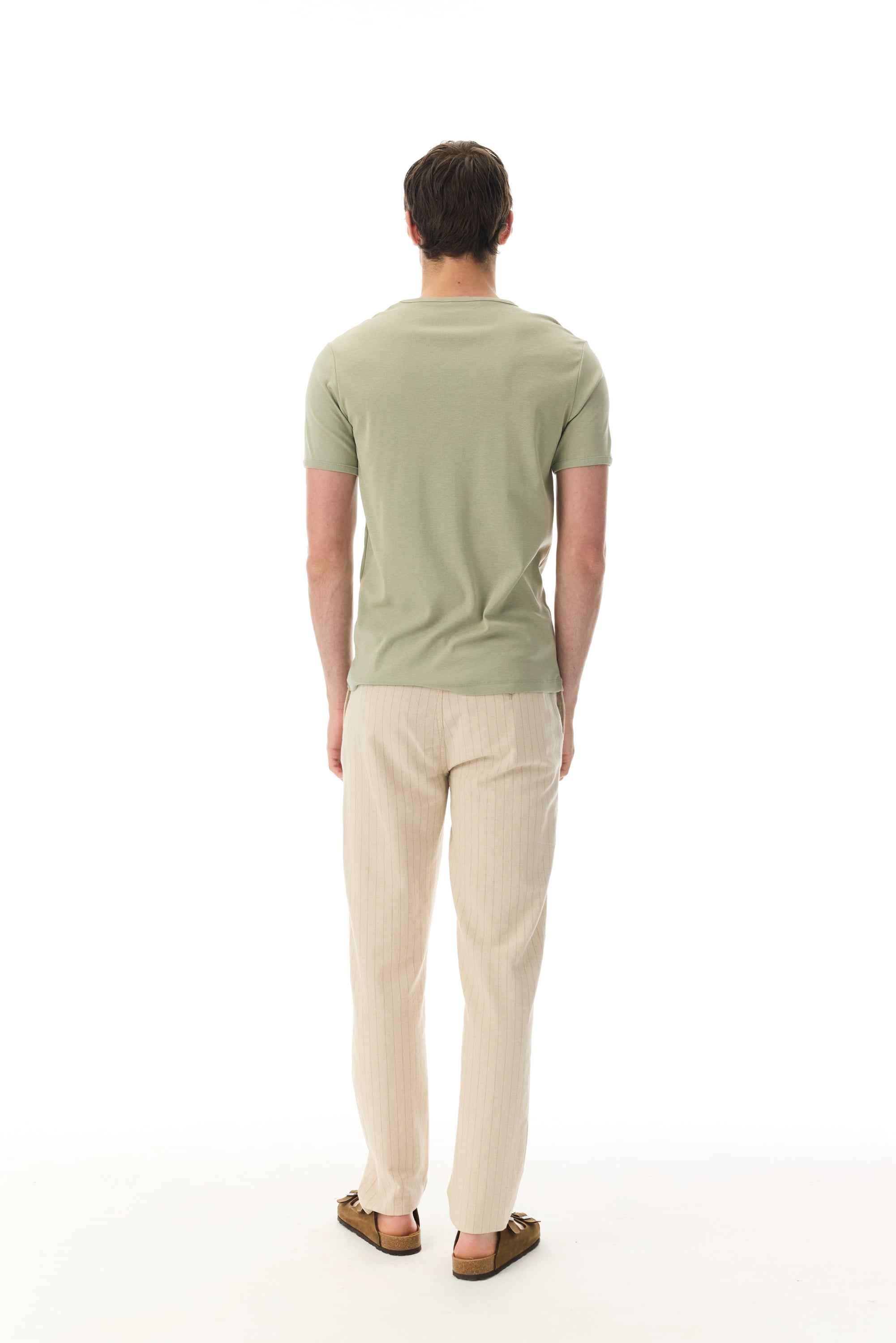 BİSİKLET YAKA KISA KOLLU T-SHIRT