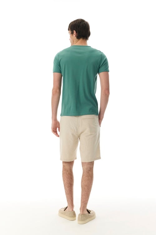  BİSİKLET YAKA KISA KOLLU T-SHIRT