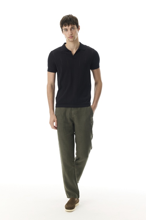  POLO YAKA KISA KOLLU KAZAK