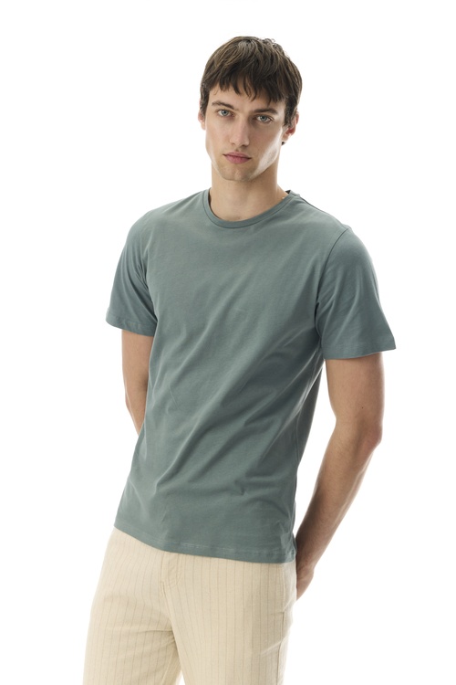  REGULAR FIT BİSİKLET YAKA T-SHIRT