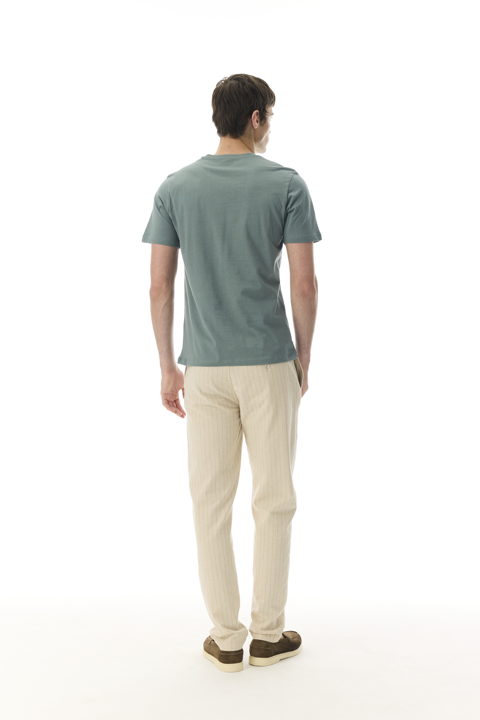 REGULAR FIT BİSİKLET YAKA T-SHIRT